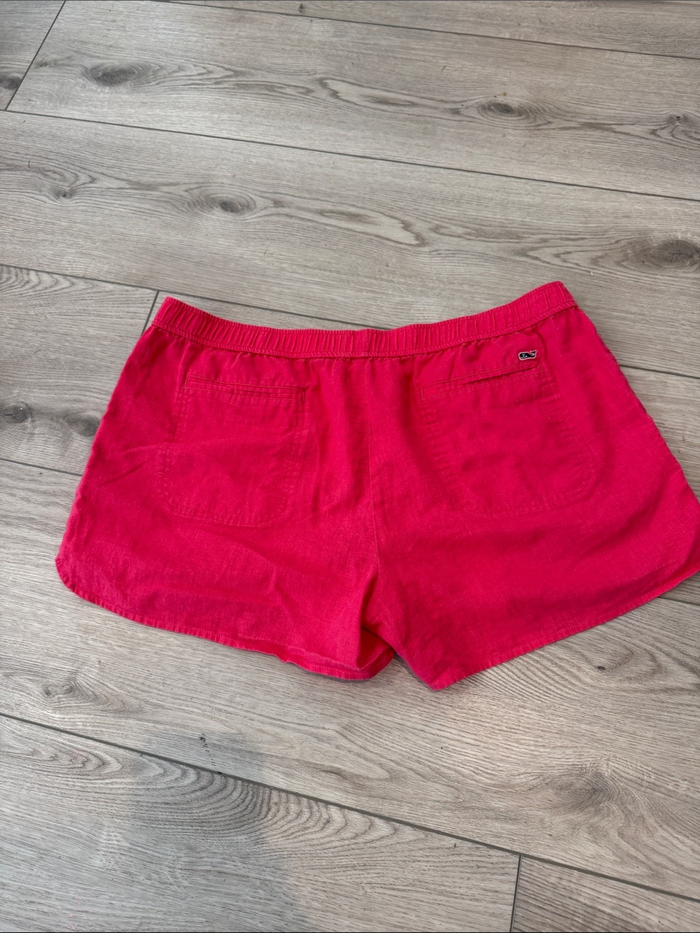 Vineyard Vines | Pull On Linen Shorts | Hot Pink Tulip | Large